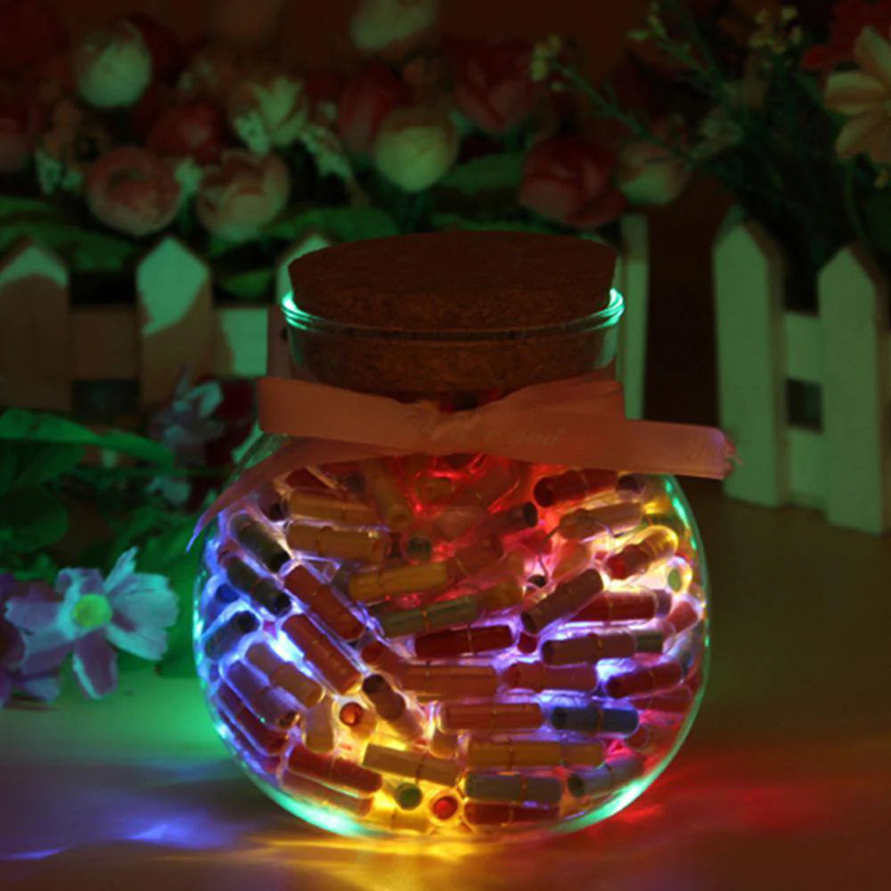 520pcs DIY Glow Capsule Letter Message in Bottle Wish - Myphotomugs