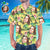 Custom Face Hawaiian Shirt Rainforest Personalized Tee for Husband