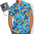 Custom Girlfriend Face Tropical island Men's All Over Print Hawaiian Shirt