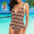Face Swimsuit One Piece Swimsuit Custom Bathing Suit Backless with Face - Mash