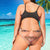 One Piece Swimsuit Custom Plus Size Swimwear Face Swimsuit Custom Bathing Suit with Face - Pink