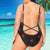 One Piece Swimsuit Bathing Suits for Plus Size Women Face Swimsuit Custom Bathing Suit V-Neck with Face - Heart