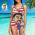 Face Swimsuit One Piece Swimsuit Custom Bathing Suit with Husbands Face - American Flag