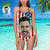 My Face Swimsuit One Piece Swimsuit Custom Bathing Suit with Big Face - American Flag
