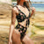 Custom Face Bikini Women's Chest Strap Bathing Suit Personalized Fashion Swimwear