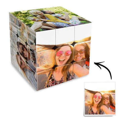 Birthday Gifts Custom Photo Rubic's Cube Personalized 6 Pictures For Best Friend 3x3 Cube