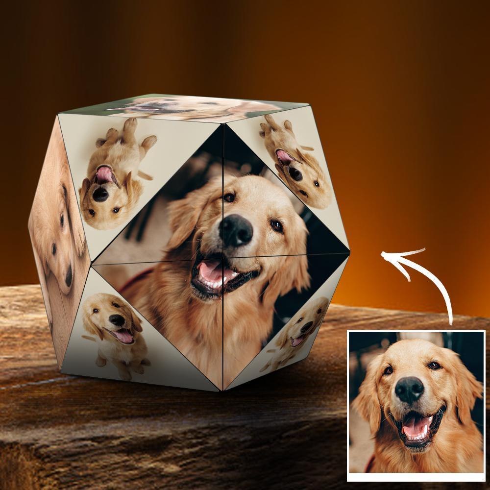 Custom Photo Personalized Rubic's Cube Rhombic for Pets Special Gifts for Memorable Moments