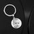 Custom Photo Keychain Personalized Round Shape Stainless Steel Keychain