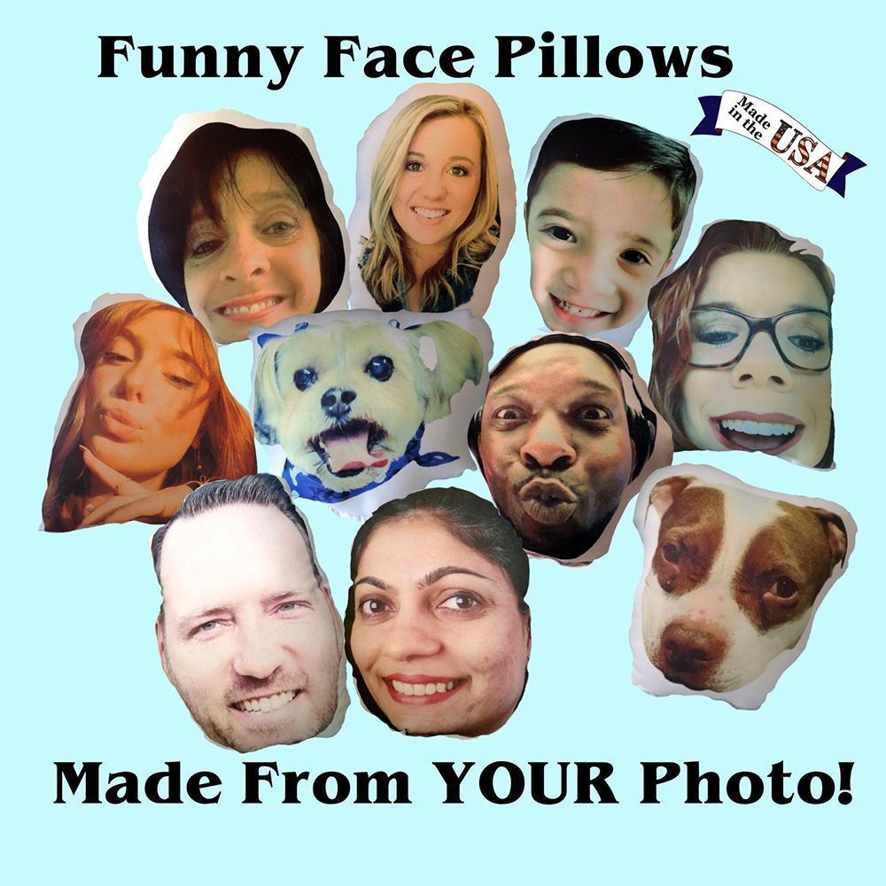 Custom Face Photo Throw Pillow Personalized 3d Portarit Pillow Unique Gift