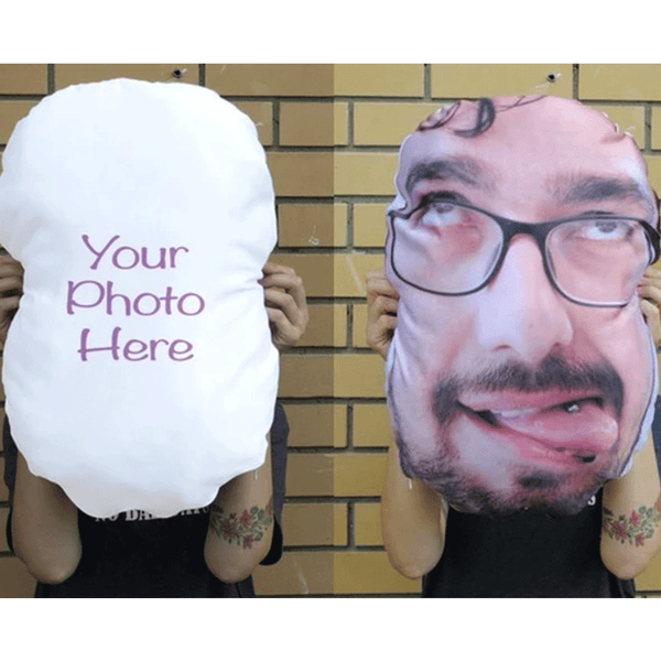 Custom Funny Face Pillow Photo Throw Pillow Personalized Face Body Photo Pillow Special Gift