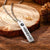 Personalized Bar Necklace Spotify Code Necklace Custom Music Spotify Scan Code Stainless Steel Necklace