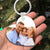 Custom Heart Shape Family Photo Keychain Memorial Gift for Him