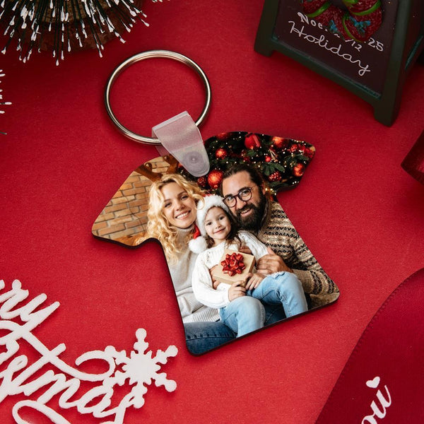 Valentine's Gifts Custom Photo Keychain Memorial Gift T-shirt Shape Personalized Decor Festival Gift