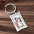 Festival Gift Personalized Rectangle Photo Keychain Custom Gift Alloy