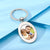 Pet Lover Gifts Custom Photo keychain Cute Pet Oval keychain Best Souvenir Gift