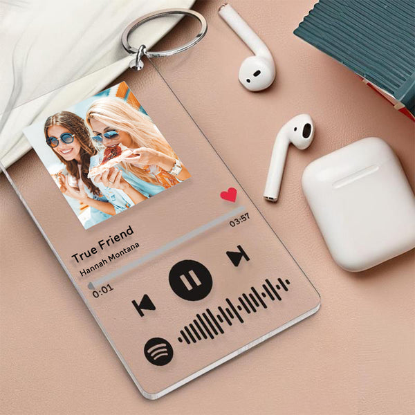 Spotify Glass Custom Scannable Spotify Keychain Spotify Code Music Plaques