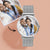 Custom Photo Watch Engraved Alloy Bracelet Gifts Ideas for Couple