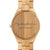 custom-men's Engraved Bamboo Photo Watch Wooden Strap 45mm
