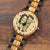 Engraved Photo Watch Men's Watch Wooden Strap 45mm