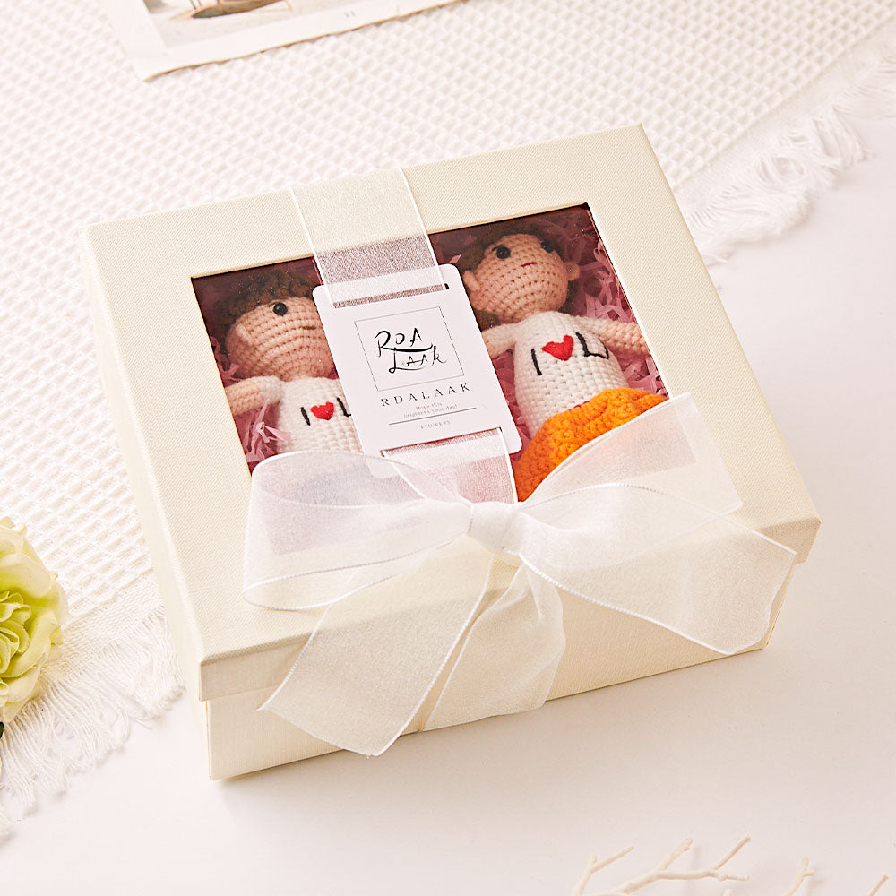 White Gift Box for Crochet Dolls - Myphotomugs