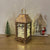 Christmas Gifts Wooden Christmas Decor LED Wind Lantern Creative Ornaments Portable Lantern