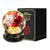 Mother's Day Gifts Glass Cover Lamp That Emulates Flower Rose Glass Cover Lamp Foil Atmosphere
