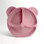Baby Silicone Feeding Divided Dishware Bear Shaped Dinner Tray Suction Cup Tableware Auxiliary Food Plate