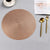 Round Hollow Placemat Heat-Resistant Shining Table Mat Decorative Gift