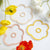 Flower Acrylic Coaster Heat Resistant Non-Slip Coasters