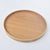 Wooden Round Western Food Plate with Various Shapes Decorates Family Gift