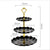3-layer Ceramic Cake Stand Dessert Plate Candy Display Tower