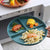 Portion Control Plates Dessert Plate Round Design Household Tableware Plates
