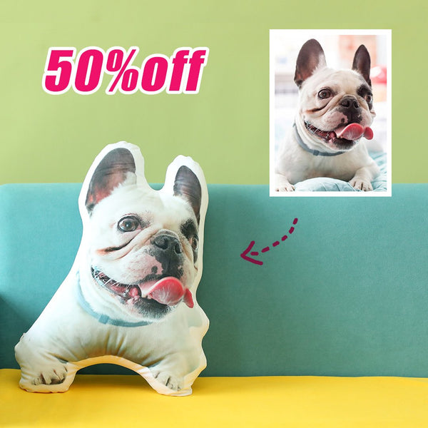 Custom Personalized Pet Photo Dog Pillow Cat Pillow Gift Picture Pillow