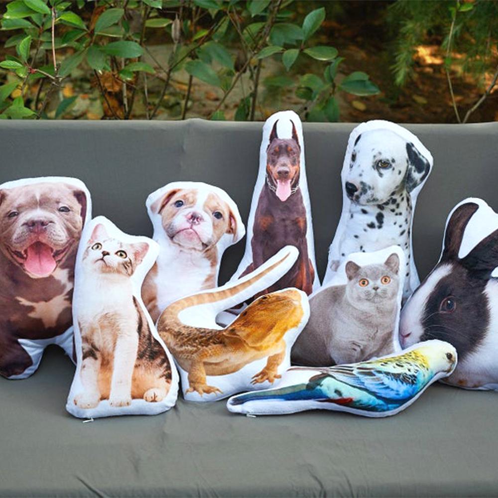 Custom Pet Photo Pillow Personalized Dog Pillow Cat Pillow Memorial Gift Picture Pillow
